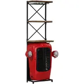 vidaXL Cave à vin Tracteur 49x31x172 cm Bois massif de manguier