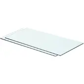 vidaXL Panneaux d'étagère 2 pcs Verre Transparent 60x25 cm