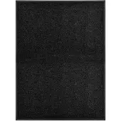 vidaXL Paillasson lavable Noir 90x120 cm