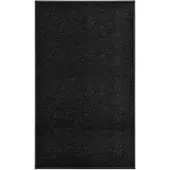 vidaXL Paillasson lavable Noir 90x150 cm