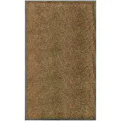 vidaXL Paillasson lavable Marron 90x150 cm