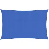 vidaXL Voile d'ombrage 160 g/m² bleu 2x5 m HDPE