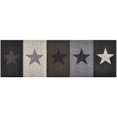 vidaXL Tapis de cuisine lavable Étoiles 60x300 cm