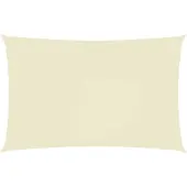 vidaXL Voile d'ombrage Oxford Rectangulaire 4x7 m Crème