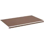 vidaXL Tissu de store brun 6x3,5 m