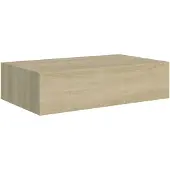 vidaXL Étagère à tiroir murale chêne 40x23,5x10 cm MDF