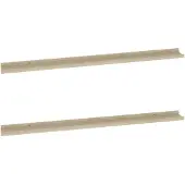 vidaXL Étagères murales 2 pcs chêne sonoma 115x9x3 cm