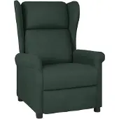 vidaXL Fauteuil relax Taupe Tissu