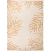 vidaXL Tapis à tissage plat d'extérieur 200x280 cm Motif de feuille