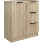 vidaXL Sideboard chêne Sonoma 60x30x70 cm Matériau dérivé du bois