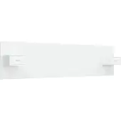 vidaXL Tête de lit avec chevets Blanc Bois composite