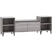 vidaXL Armoire TV Gris Sonoma 160x35x55 cm Bois composite