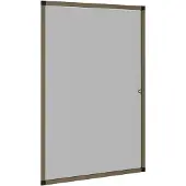 vidaXL Moustiquaire pour fenêtre Marron 90x120 cm