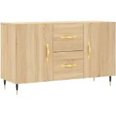vidaXL Sideboard Chêne Sonoma 100x36x60 cm Matériau dérivé du bois