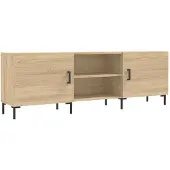 vidaXL Armoire TV Chêne Sonoma 150x30x50 cm Bois composite