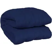 vidaXL Couverture lestée Bleu 220x240 cm 15 kg Tissu