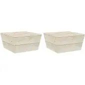 vidaXL Tables de jardin 2 pcs. 60x60x30 cm Bois d'épicéa imprégné
