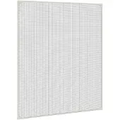 vidaXL Moustiquaire magnétique pour fenêtre Blanc 100x120 cm