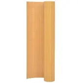 vidaXL Clôture de jardin double face 110x500 cm Jaune