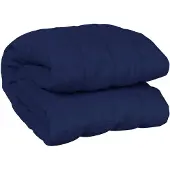 vidaXL Couverture lestée Bleu 152x203 cm 7 kg Tissu
