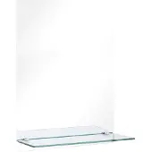 vidaXL Miroir mural avec étagère 30x50 cm Verre trempé