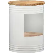 vidaXL Table basse 43x55 cm Bois de manguier solide