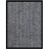vidaXL Paillasson rayé Gris 40x60 cm