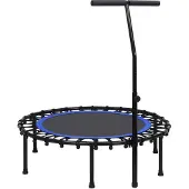 vidaXL Trampoline fitness avec poignée 102 cm