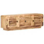 vidaXL Armoire TV 120x30x40 cm Bois de manguier rugueux
