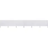 vidaXL Tissu brise-vent 6 pièces 800 x 120 cm blanc sable