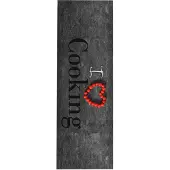 vidaXL Tapis de sol de cuisine lavable Cooking 45x150 cm