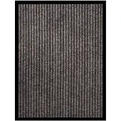 vidaXL Paillasson rayé Beige 60x80 cm