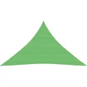 vidaXL Voile d'ombrage 160 g/m² Vert clair 5x5x6 m PEHD