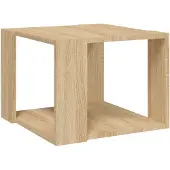 vidaXL Table basse chêne Sonoma 40x40x30 cm bois composite