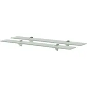vidaXL Étagères murales 2 pcs Verre 70 x 20 cm 8 mm