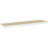 vidaXL Étagère flottante murale Chêne et blanc 90x23,5x3,8 cm MDF