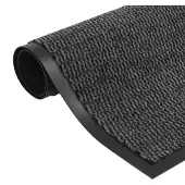 vidaXL Paillasson rectangulaire 80 x 120 cm Anthracite