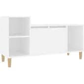vidaXL Armoire TV blanche 100x35x55 cm Bois composite