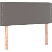 vidaXL Tête de lit Gris 100x5x78/88 cm Similicuir