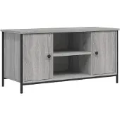 vidaXL Armoire TV Gris Sonoma 100x40x50 cm Bois composite