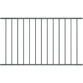 vidaXL Panneau de clôture Acier revêtu par poudre 1,7 x 0,75 m Anthracite