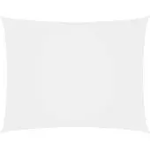 vidaXL Voile de parasol tissu oxford rectangulaire 6x7 m blanc