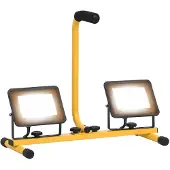 vidaXL -Scheinwerfer mit Griff LED 2x30 W warmes Weiß