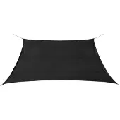 vidaXL Voile de parasol PEHD Carré 2 x 2 m Anthracite