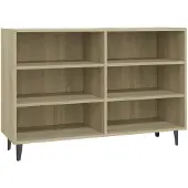 vidaXL Sideboard chêne Sonoma 103,5x35x70 cm Matériau dérivé du bois