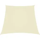 vidaXL Sun Sail Trapez 2 4x3 M Oxford Stoffcreme -Coloured