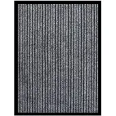 vidaXL Paillasson rayé Gris 60x80 cm