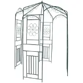 vidaXL Voûte de jardin 250 cm Vert foncé