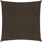 vidaXL Voile d'ombrage 160 g/m² Marron 5x5 m PEHD