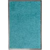 vidaXL Paillasson lavable Cyan 40x60 cm